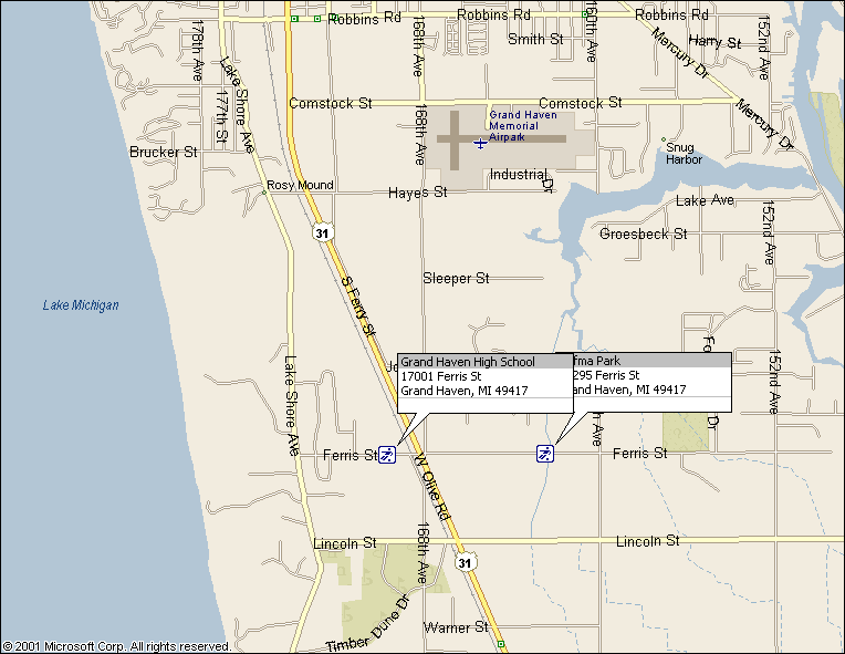Tri Cities - Grand Haven HS and Hofma Park
